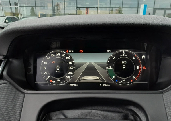 Land Rover Range Rover Velar cena 168000 przebieg: 92000, rok produkcji 2018 z Chociwel małe 352